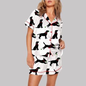 Dog Lab With Ball Pajama Set