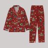 Donkey Farm Chirstmas Gift Santa Pajamas Set1