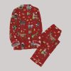 Donkey Farm Chirstmas Gift Santa Pajamas Set2