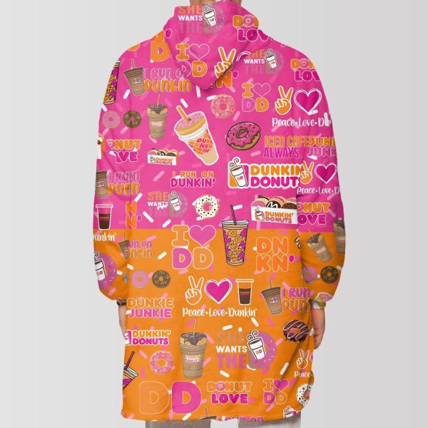 Dunkin Donuts Unisex Blanket Hoodie