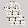 Espresso Martini Cocktail Bar Satin Pajama Set