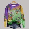 Fashion Casual Carnival Gradient Crayfish Sweatshirt