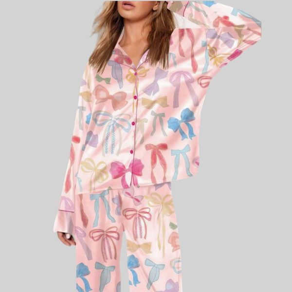 Fashions Watercolor Bows Pajama Set1