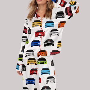 Fast And Furious Best Cars Satin Pajama Set