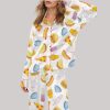 Fast Food Fiesta Satin Pajama Set