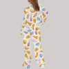 Fast Food Fiesta Satin Pajama Set