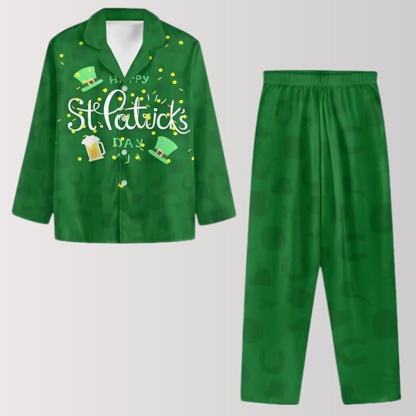 Festive Leprechaun St. Patrick's Pajama Set