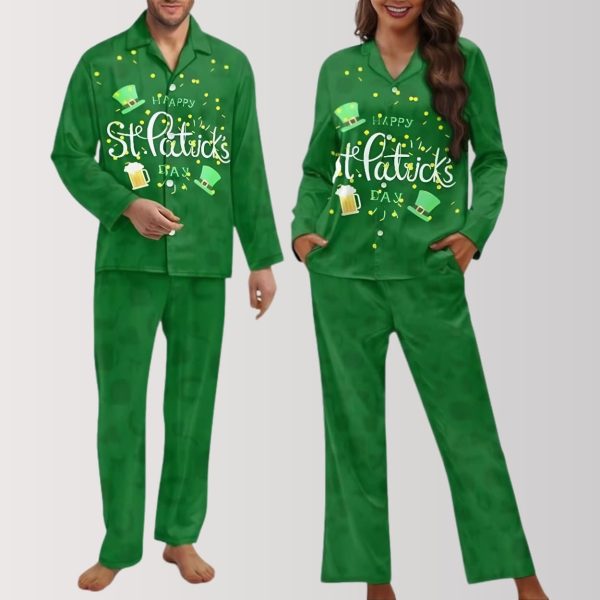 Festive Leprechaun St. Patrick's Pajama Set