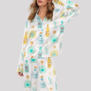 Fiesta Tequila Satin Pajama Set