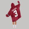 Frazier 3 Georgia Football Unisex Blanket Hoodie4