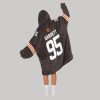 Garrett 95 Browns Football Unisex Blanket Hoodie3