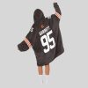 Garrett 95 Cleveland Football Unisex Blanket Hoodie3