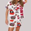 Georgia Bulldogs Let's Go Pajama Set