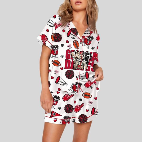 Georgia Dawgs Football Pajama Set