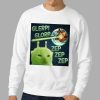 Glerp Glorp Funny Alien Cat T Shirt