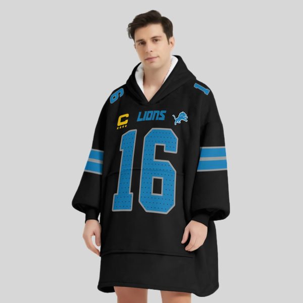 Goff 16 Detroit Lions Football Unisex Blanket