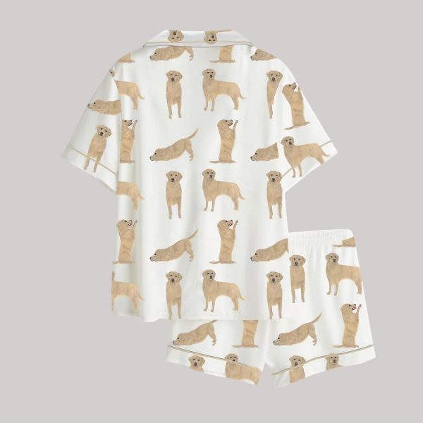 Golden Retriever Poses Fun Pajama Set