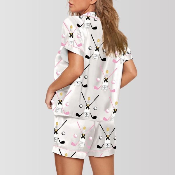 Golf Party Par Print Pajama Set