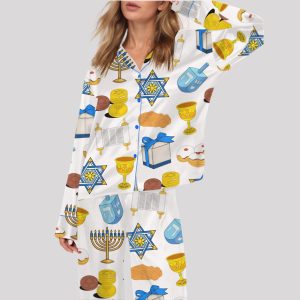 Hanukkah Satin Pajama Set