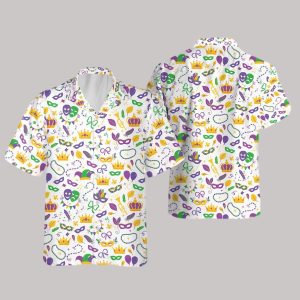 Happy Mardi Gras Hawaiian Shirt