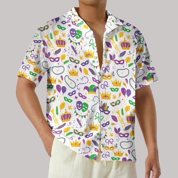 Happy Mardi Gras Hawaiian Shirt