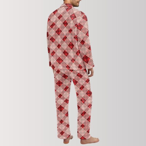 Happy Valentine's Day Love Plaid Pajama Set