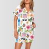 Hawaii Travel Satin Pajama Set