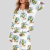 Hawaii Vacation Christmas Jack Art Print Pajama Set