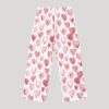 Heart Print Pajama Pants1