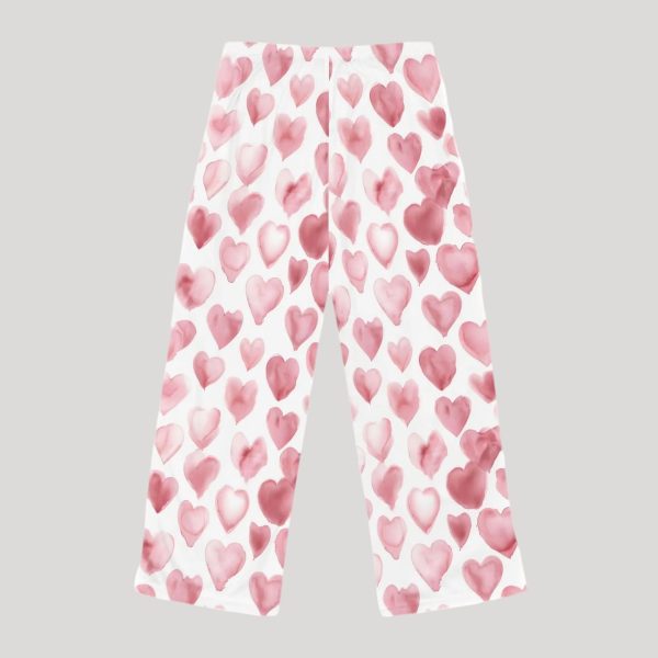 Heart Print Pajama Pants1