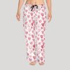 Heart Print Pajama Pants2