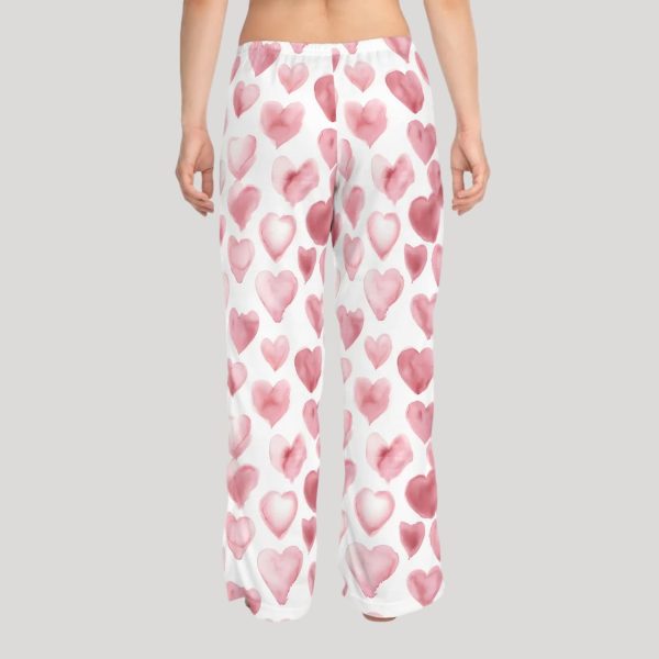 Heart Print Pajama Pants3