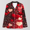 Heart Valentines Day Pajamas Set