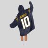 Herbert 10 Los Angeles Football Unisex Blanket Hoodie3