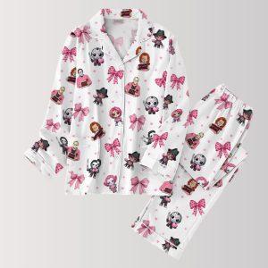 Horror Movie Coquette Valentine Pajama Set