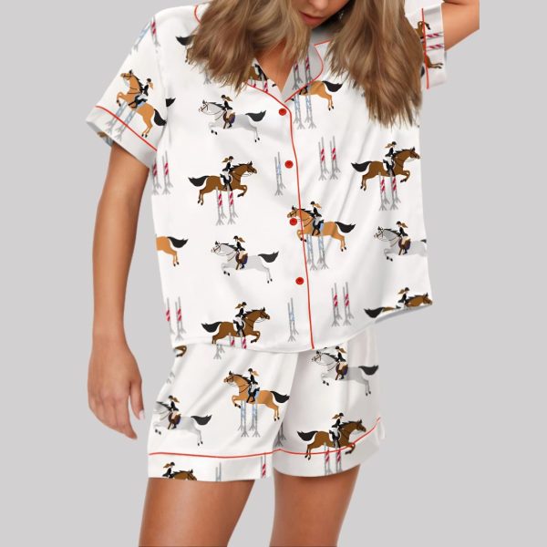 Horse Lovers Satin Pajama Set3