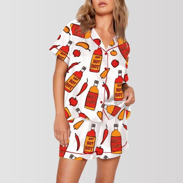 Hot People Like Hot Sauce Pajama Set