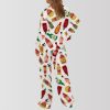 Hot Sauce Satin Pajama Set