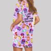 I Love You More Than Taco Bell Print Pajama Set