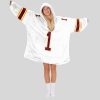 Iowa State 1 Football Unisex Blanket Hoodie4