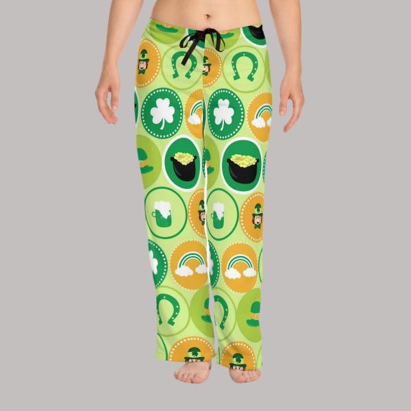 Irish Icons Symbols St. Patrick's Day Pajama Pants