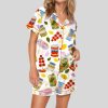 Italian Food Satin Pajama Set