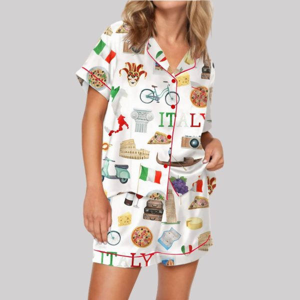 Italy Roma Travel Pajama Set