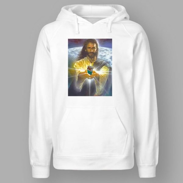 Jesus Holding Cigarettes Shirt