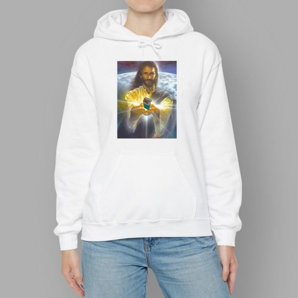 Jesus Holding Cigarettes Shirt