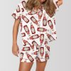 Ketchup Bottle Satin Pajama SetKetchup Bottle Satin Pajama Set