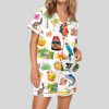 Key West Florida Travel Satin Pajama Set