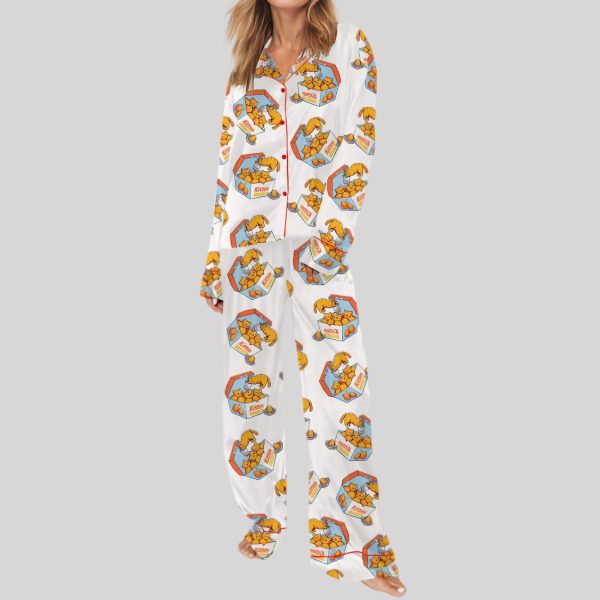 Kitten Nuggets Satin Pajama Set