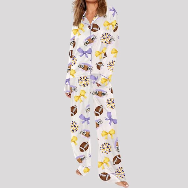 LSU Football Pajama Set1