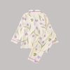 Lavender Tulip Floral Print Pajama Set